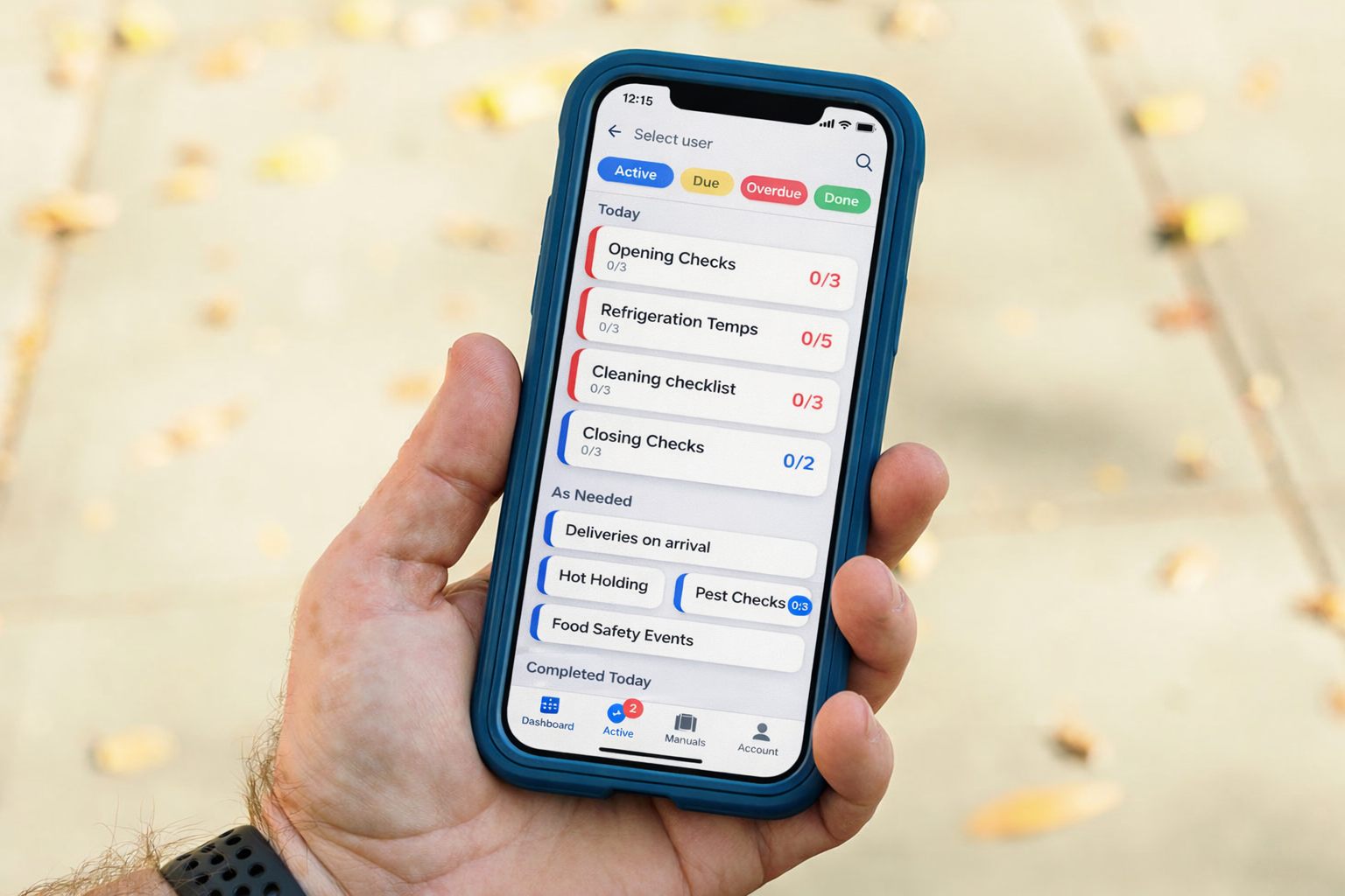 BestFoodPlan mobile app task dashboard