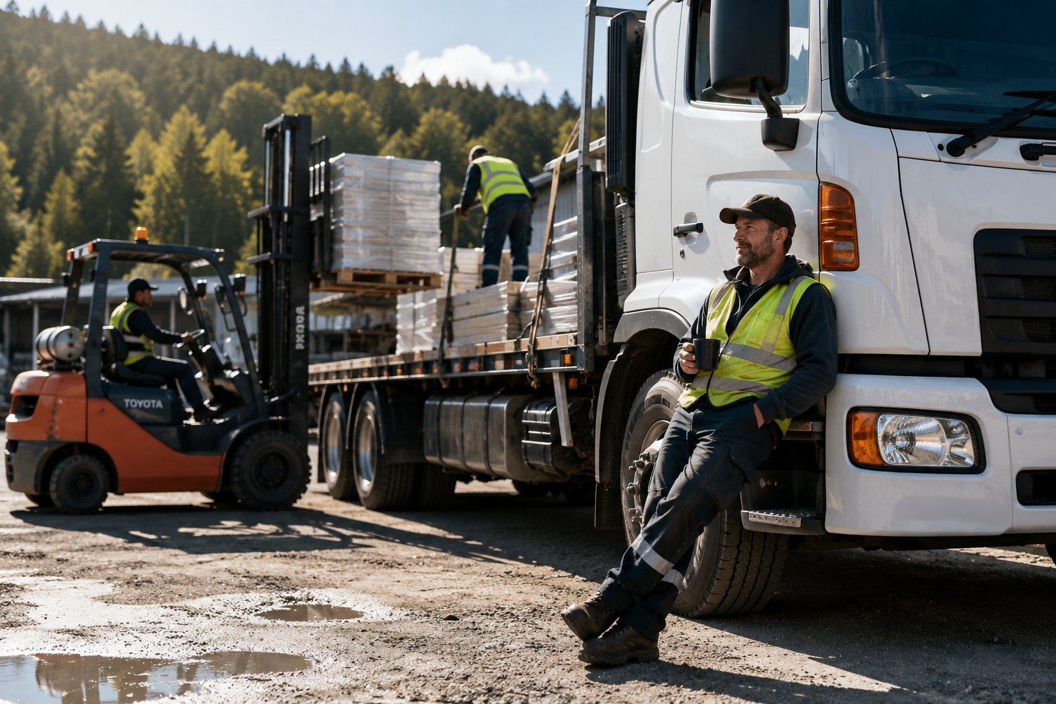 Transport team keeping field operations moving